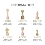 Marble 38cm Chess Set - Verona and Green (With Standard Box)