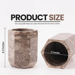 Hexagon Marble Wine Chiller