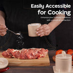 salt cellar, salt container.