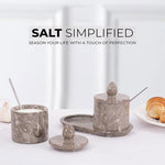 salt cellar, salt container, salt and pepper