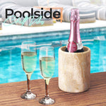 wine chiller, wine chiller, marble wine cooler