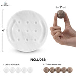 10  White & Oceanic Tic Tac Toe for Coffee Tables & Game Night