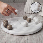 10  White & Oceanic Tic Tac Toe for Coffee Tables & Game Night