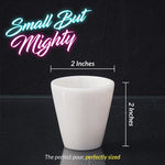 2” Marble Shot Glasses For Drinking Wine, Beer & Vodka