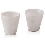 2” Marble Shot Glasses For Drinking Wine, Beer & Vodka