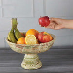 Fruit Bowl Natural Marble Home Décor Kitchen Organization Bowl