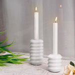 Travertine Candle Holder for Party Dining Table and Home Décor -  Candlestick Holders