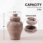 6" Cremation Urn Design A - Urns for Ashes for Adults