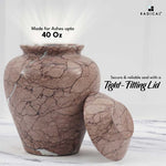 8" Cremation Urn Design D - Urns for Ashes for Adults