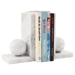 8" Marble Bookends For Home & Office desk - Heavy Duty Bookholder