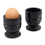 Egg Cups Set of 2 Natural Marble Egg Container