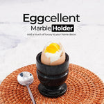 Egg Cups Set of 2 Natural Marble Egg Container