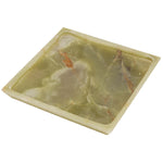 Fancy Marble Fascinated Square Tray -  Perfume Tray