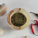 Radicaln Natural Marble Fancy Mortar & Pestle Set