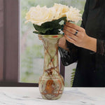 Marble 10 Flowers Vase for living room & Home Décor - large Vase  