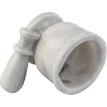 Marble 5 Mortar and Pestle for Kitchen Countertops - Spices Salt and Pepper Grinders