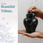 Marble 6" Small Urns for Ashes and Memorials Cremation Urns