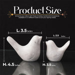 Marble Love Birds Centerpiece Statue For Living Room & Garden Décor