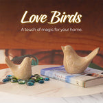 Marble Love Birds Centerpiece Statue For Living Room & Garden Décor