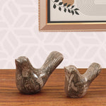 Marble Love Birds Centerpiece Statue For Living Room & Garden Décor