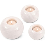 Radicaln Marble Tealight Candles Holder Set of 3 For table decorations