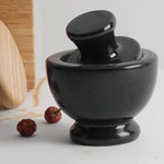 Radicaln Natural Marble Fancy Mortar & Pestle Set