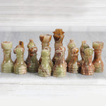 Chess Figures - Black & Green