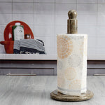 Paper Towel Holder Natural Marble Tissue Holder For Kitchen