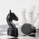 Handmade Black and White Premium Quality Chess Figures - Suitable for 16 - 20 Inches Chess Board