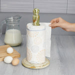 Paper Towel Holder Natural Marble Tissue Holder For Kitchen