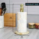 Paper Towel Holder Natural Marble Tissue Holder For Kitchen