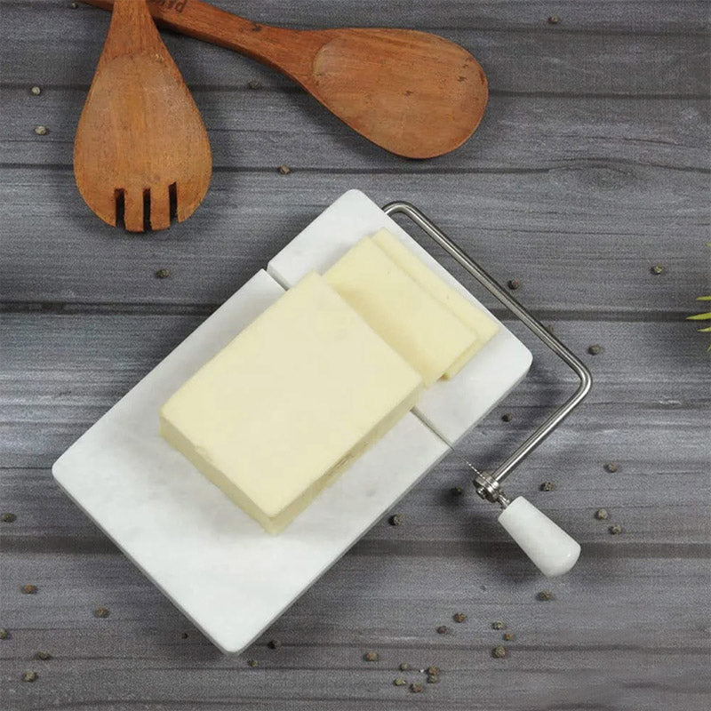 Marble Cheese Cutter -Cutting Board with Wire