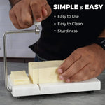 Marble Cheese Cutter -Cutting Board with Wire