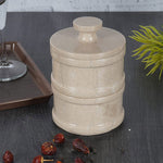 Marble Salt Cellar With Lid - Kitchen Essentials